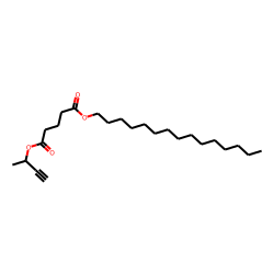 Glutaric acid, but-3-yn-2-yl pentadecyl ester