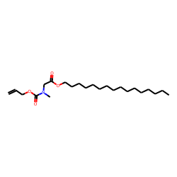 Glycine, N-methyl-N-allyloxycarbonyl-, hexadecyl ester