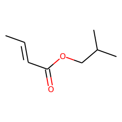 2-Butenoic acid, 2-methylpropyl ester