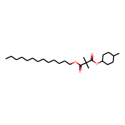 Dimethylmalonic acid, cis-4-methylcyclohexyl tridecyl ester
