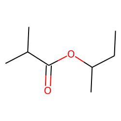 Propanoic acid, 2-methyl-, 1-methylpropyl ester