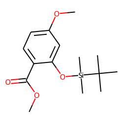 Methyl 2-hydroxy-4-methoxybenzoate, tert-butyldimethylsilyl ether
