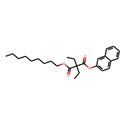 Diethylmalonic acid, 2-naphthyl nonyl ester