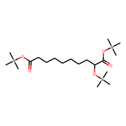 2-Trimethylsilyloxysebacic acid, bis(trimethylsilyl)- ester