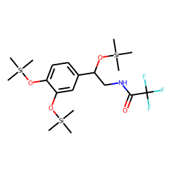 N-(Trifluoroacetyl)-O,O',O''-tris(trimethylsilyl)norepinephrine