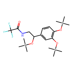 N-(trifluoroacetyl)-o,o',o''-tris(trimethylsilyl)norepinephrine