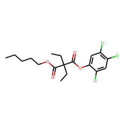 Diethylmalonic acid, pentyl 2,4,5-trichlorophenyl ester