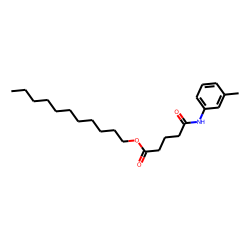 Glutaric acid, monoamide, N-(3-methylphenyl)-, undecyl ester