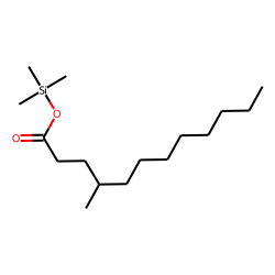 Dodecanoic acid, 4-methyl, trimethylsilyl ester