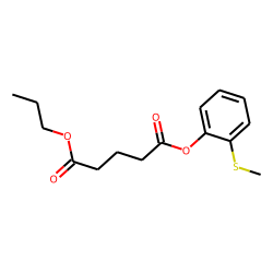 Glutaric acid, 2-(methylthio)phenyl propyl ester