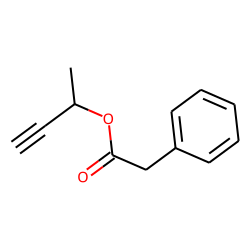 Benzeneacetic acid, 1-methyl-2-propynyl ester