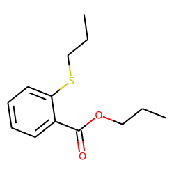 Benzoic acid, 2-(propylthio)-, propyl ester