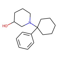 1-(1-phenylcyclohexyl)-3-hydroxypiperidine