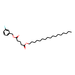 Glutaric acid, 3-fluorobenzyl heptadecyl ester