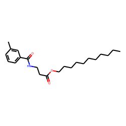 «beta»-Alanine, N-(3-methylbenzoyl)-, undecyl ester