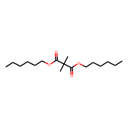 Dimethylmalonic acid, dihexyl ester