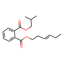 Phthalic acid, isobutyl trans-hex-3-enyl ester