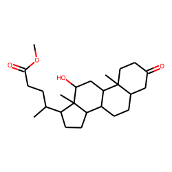 Methyl 5-«beta»-cholan-12-«alpha»-ol-3-one-24-oate
