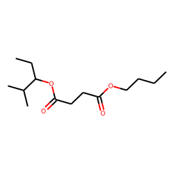 Succinic acid, butyl 2-methylpent-3-yl ester