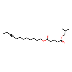 Glutaric acid, dodec-9-ynyl isobutyl ester
