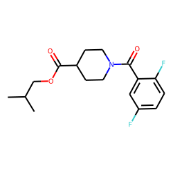 Isonipecotic acid, N-(2,5-difluorobenzoyl)-, isobutyl ester