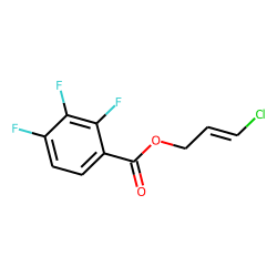 2,3,4-Trifluorobenzoic acid, 3-chloroprop-2-enyl ester