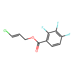 2,3,4-trifluorobenzoic acid, 3-chloroprop-2-enyl ester