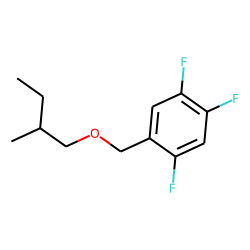 2,4,5-Trifluorobenzyl alcohol, 2-methylbutyl ether