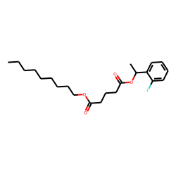 Glutaric acid, 1-(2-fluorophenyl)ethyl nonyl ester