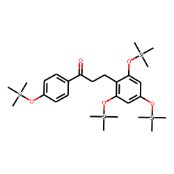 Dihydrochalcone, 2',4',6',4-tetrahydroxy, tetrakis-TMS