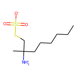 Octylthiosulfuric acid, 2-amino-2-methyl-