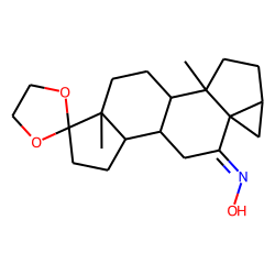 17-Ethylenedioxy-3alpha, 5alpha-cycloandrostan-6-one oxime