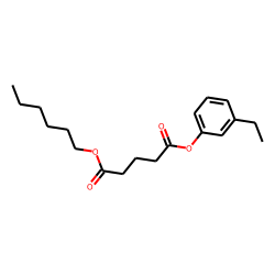 Glutaric acid, 3-ethylphenyl hexyl ester