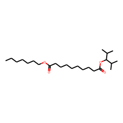 Sebacic acid, 2,4-dimethylpent-3-yl heptyl ester