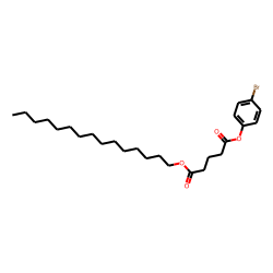 Glutaric acid, 4-bromophenyl pentadecyl ester