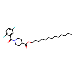 Isonipecotic acid, N-(2,5-difluorobenzoyl)-, tridecyl ester