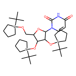 Uridine, 2',3',5'-tris-O-cyclotetramethylene-tertbutylsilyl