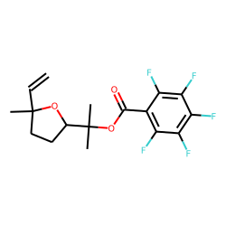 2-(5-Methyl-5-vinyltetrahydrofuran-2-yl)propan-2-yl 2,3,4,5,6-pentafluorobenzoate