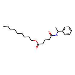 Glutaric acid, monoamide, N-(1-phenylethyl)-, nonyl ester