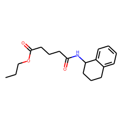Glutaric acid monoamide, N-(1,2,3,4-tetrahydronaphth-1-yl)-, propyl ester
