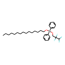 Silane, diphenylpentadecyloxy(2,2,3,3-tetrafluoropropoxy)-