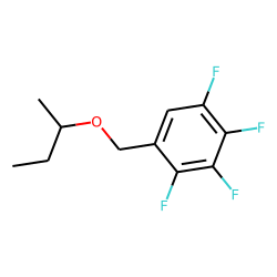 2,3,4,5-Tetrafluorobenzyl alcohol, 1-methylpropyl ether