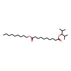 Sebacic acid, 2,4-dimethylpent-3-yl nonyl ester
