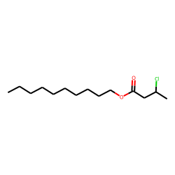 Decyl 3-chlorobutanoate
