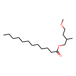 Dodecanoic acid, 4-methoxy-2-methylbutyl ester