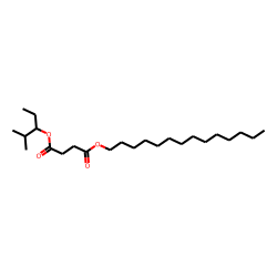 Succinic acid, 2-methylpent-3-yl tetradecyl ester