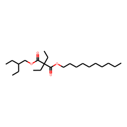 Diethylmalonic acid, decyl 2-ethylbutyl ester