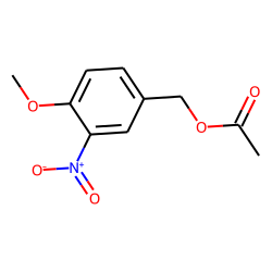 Acetic acid, (4-methoxy-3-nitrophenyl)methyl ester
