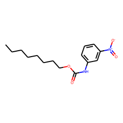 M-nitro carbanilic acid, n-octyl ester