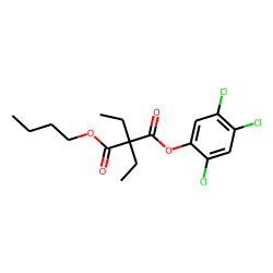 Diethylmalonic acid, butyl 2,4,5-trichlorophenyl ester